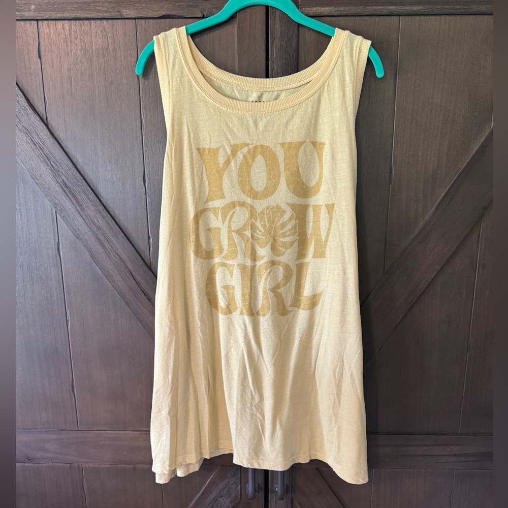 TORRID✨ Yellow “You Grow Girl” 🍃 Tank